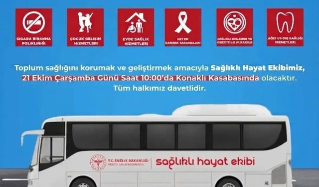 Niğde’de sağlık ekibi yarın Konaklı’da vatandaşlarla buluşacak