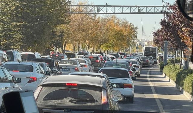 KPSS öncesi Niğde’de trafik yoğunluğu