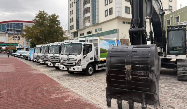 Niğde Belediyesi araç filosuna 20 yeni araç kattı