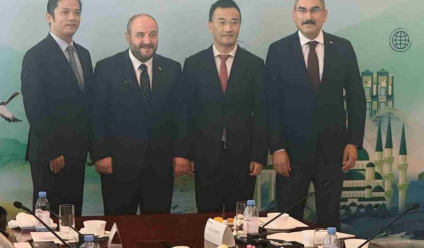 Uzkurt, Türkiye Çin Ortak İşbirliği Temaslarında Bulundu