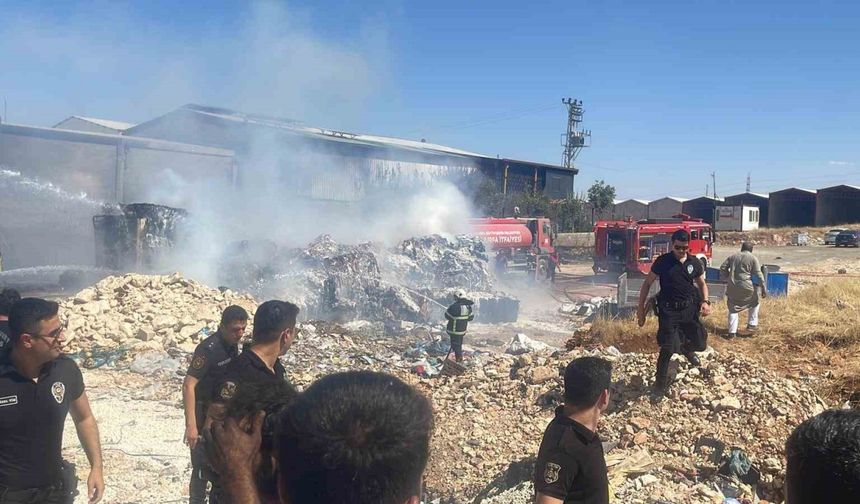 Şanlıurfa'da Korkutan Yangın