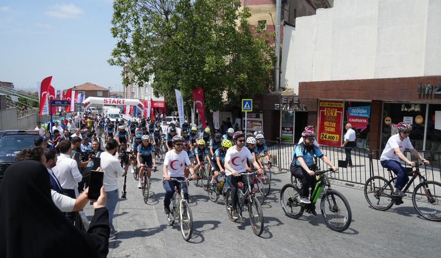 8. Ömer Halisdemir Bisiklet Turu Arnavutköy'de başladı