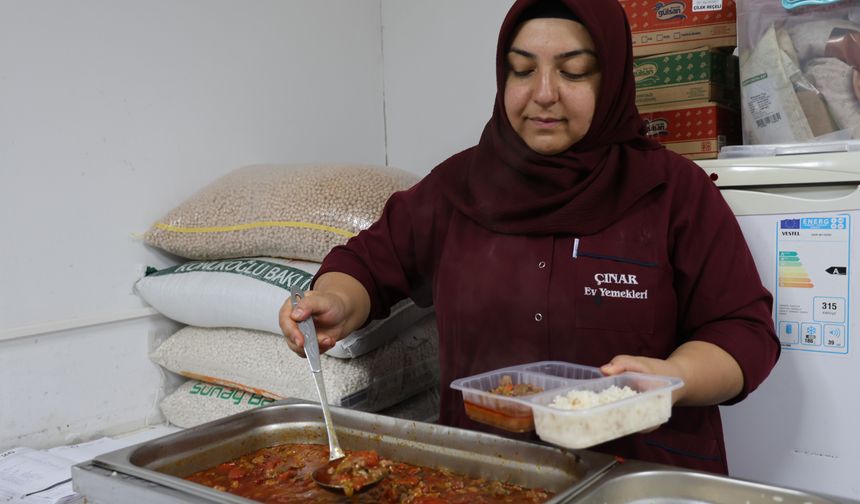 Mikrokredi kullandı, kendi mutfağını kurdu