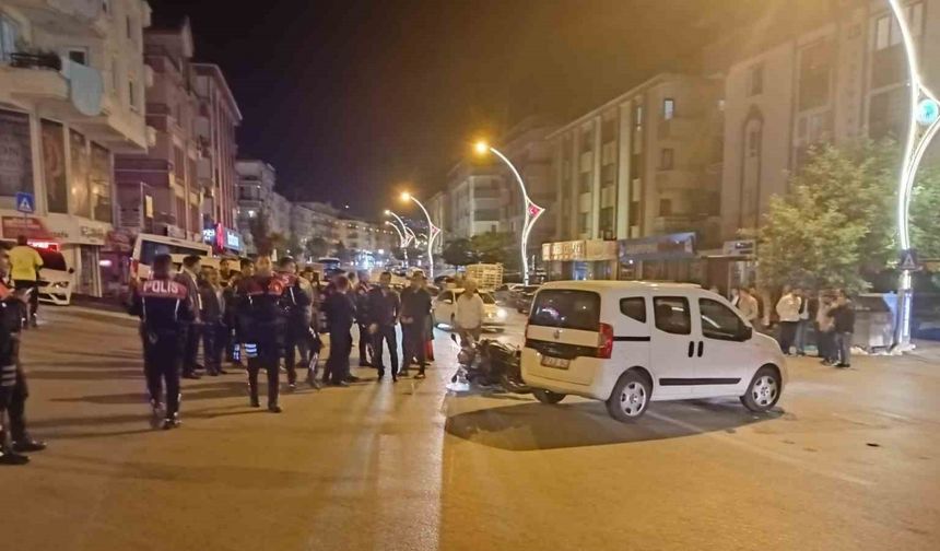 Ankara’da Trafik Kazası 2 Polis Yaralandı