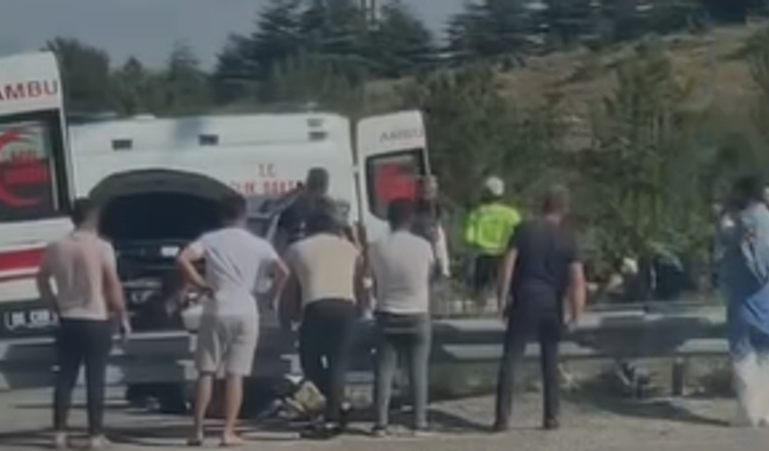 Niğde-Ankara Otoyolunda trafik kazası: Yaralılar var