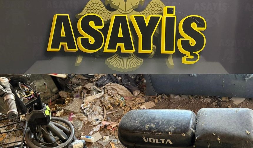 Motosiklet hırsızı yakalandı