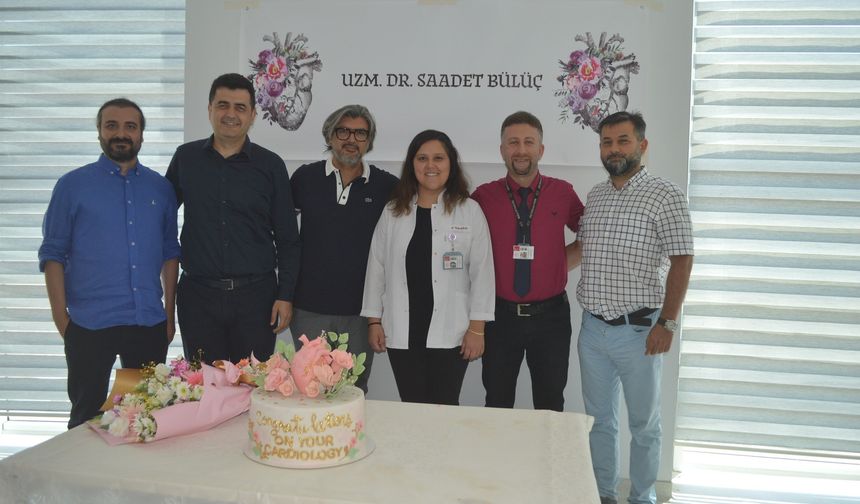 MEAH’ta Dr. Bülüç, kardiyoloji anabilim Dalı’nın ilk uzmanı oldu