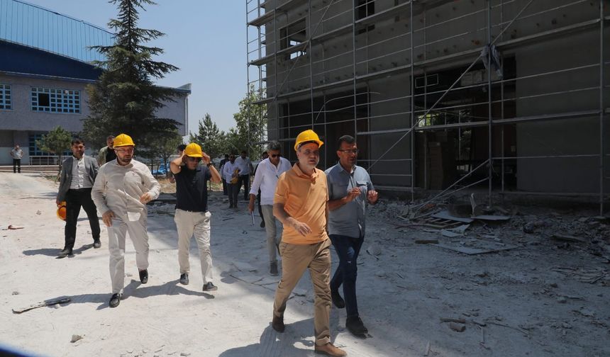 Yeni fakültenin inşaatının yüzde 70’i tamamlandı