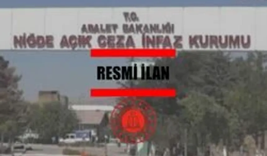 NİĞDE AÇIK CEZA İNFAZ KUR.İŞ YUR.MÜD.  DKP BORU VE PROFİL ALIMI YAPACAK