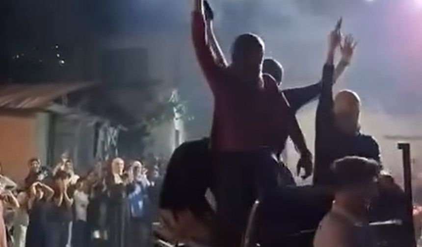 Magandalar düğünde tehlike saçtı