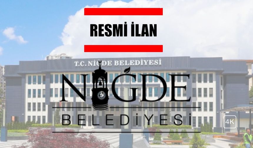 NİĞDE BELEDİYESİ HIRDAVAT VE FİTTİNGS MALZEMELERİ SATIN ALACAK
