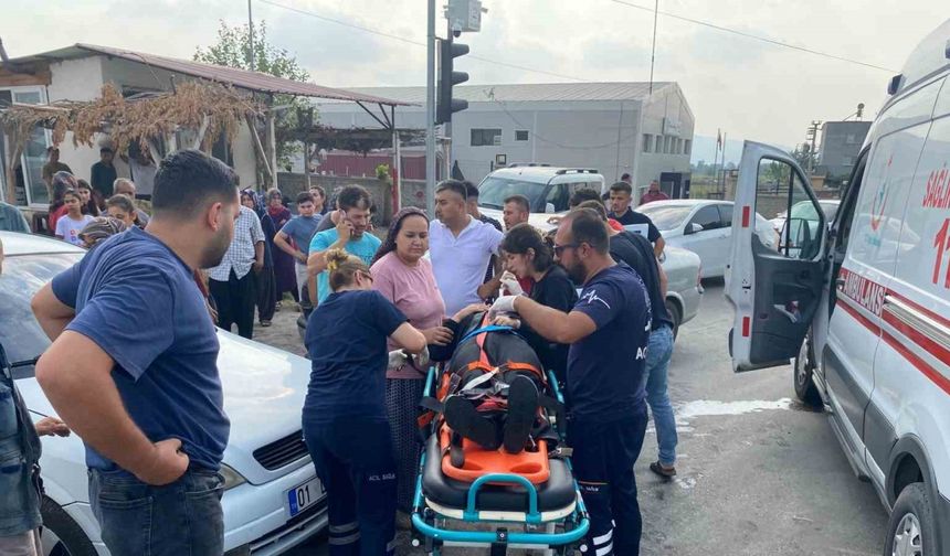 Osmaniye’de 3 araç çarpıştı: 3 yaralı