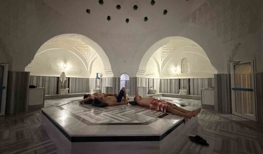 Tarihi hamam 453 yıl sonra farklı bir yöntemle ısıtıldı