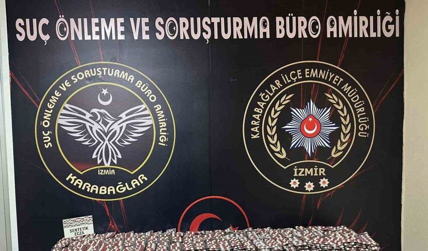 33 bin adet sentetik hap ele geçirildi