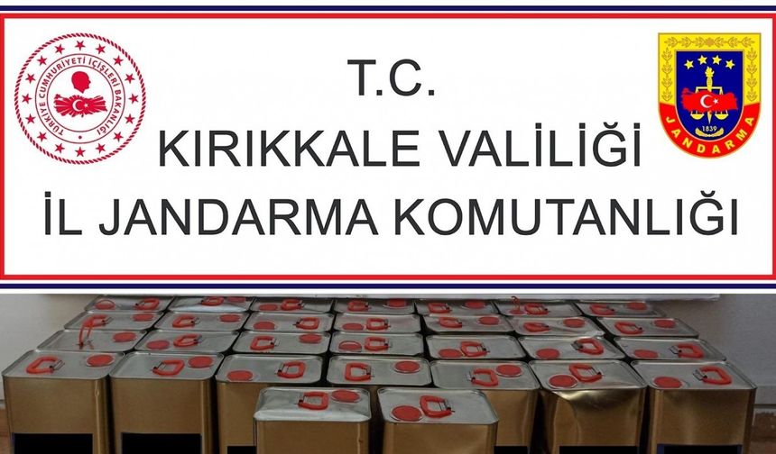 Kargo şubesinde 170 litre kaçak alkol ele geçirildi
