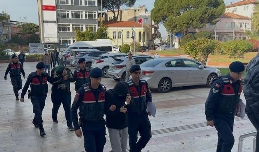 Beş kasa zeytin çaldılar, yakalandılar