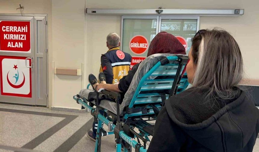 Devrilen elektrikli bisikletin sürücüsü yaralandı