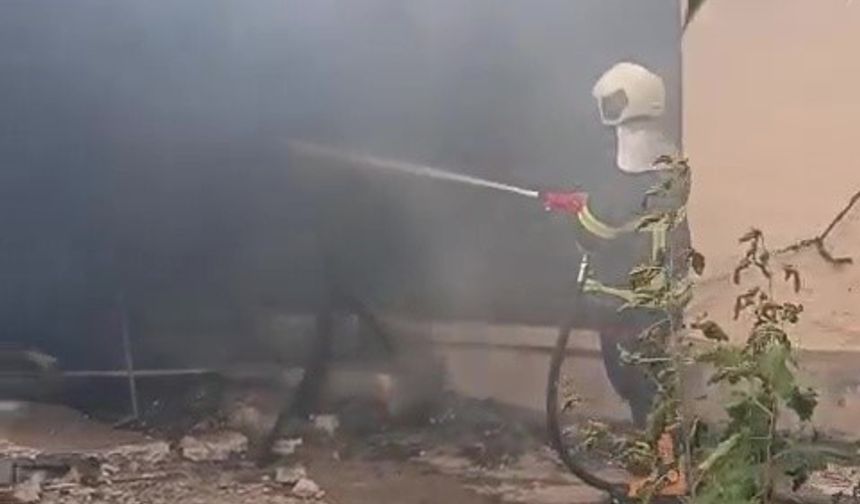 Engelli yaşlı kadın, yangında hayatını kaybetti