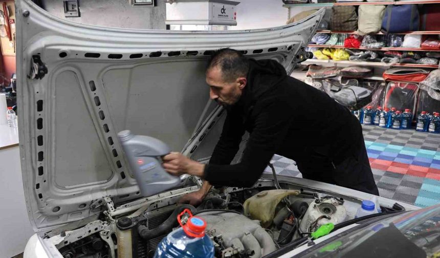 Kırşehir’de sürücüler kışa hazırlanıyor