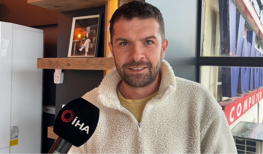 Köpeklerin kovaladığı genci korna sesiyle kurtardı