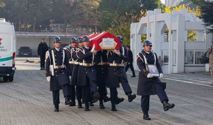 Trafik kazasında hayatını kaybeden uzman çavuş için tören düzenlendi