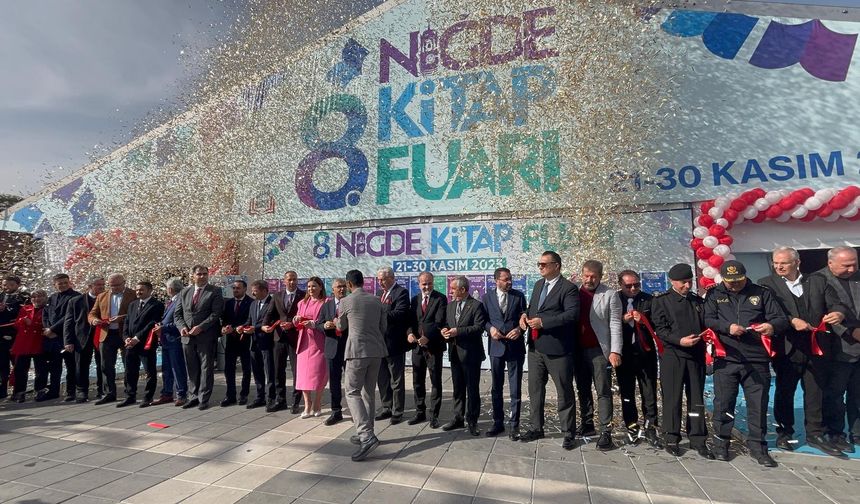 8. Niğde Kitap Fuarı törenle açıldı