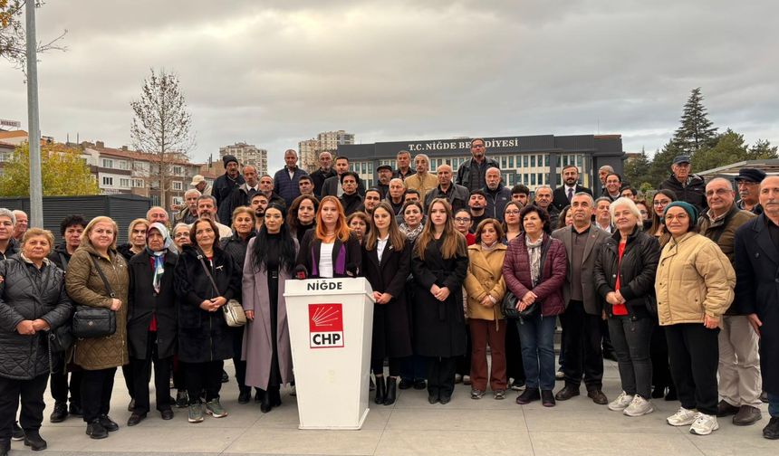 CHP’den Niğde’de 25 Kasım kadına yönelik şiddet açıklaması