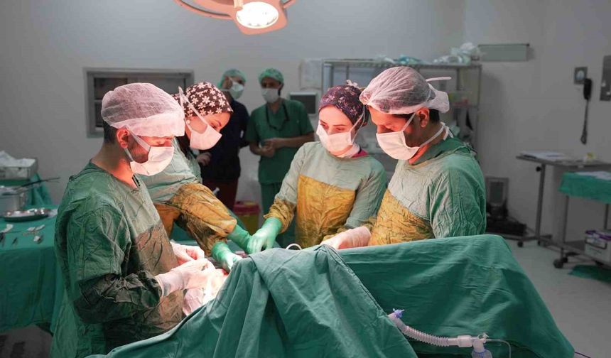 2 kilogramı aşan dev tümör başarıyla çıkarıldı