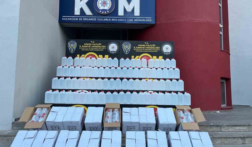 Yılbaşı öncesi sahte içki operasyonu: 2 ton kaçak etil alkol ele geçirildi