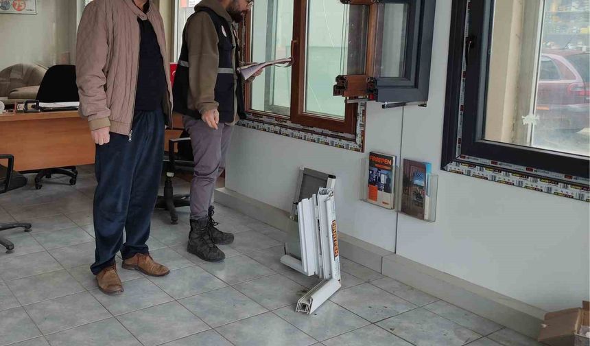 Yapı malzemelerine yönelik denetim gerçekleştirildi