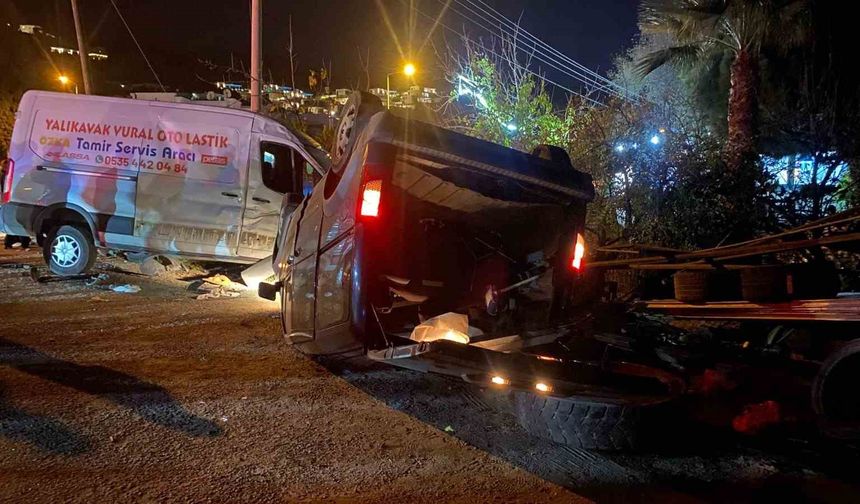 Trafik kazası: 1 ölü, 2 yaralı