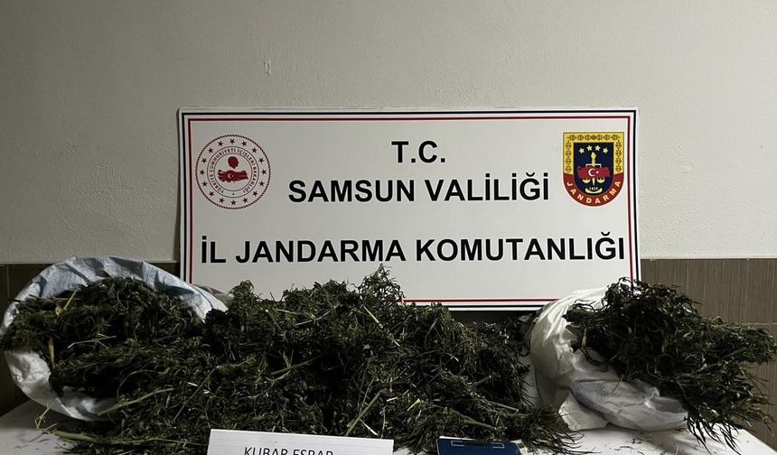 Cezaevinde bulunan şahsın evinde 3,5 kilo esrar ele geçti
