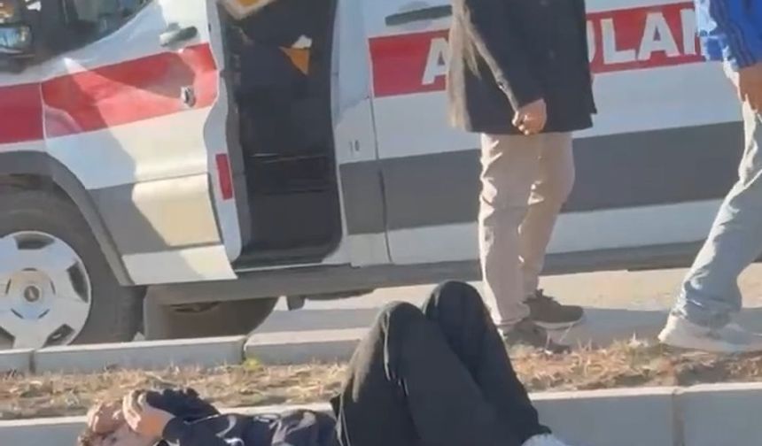 O şehirde motosiklet kazası: 2 yaralı