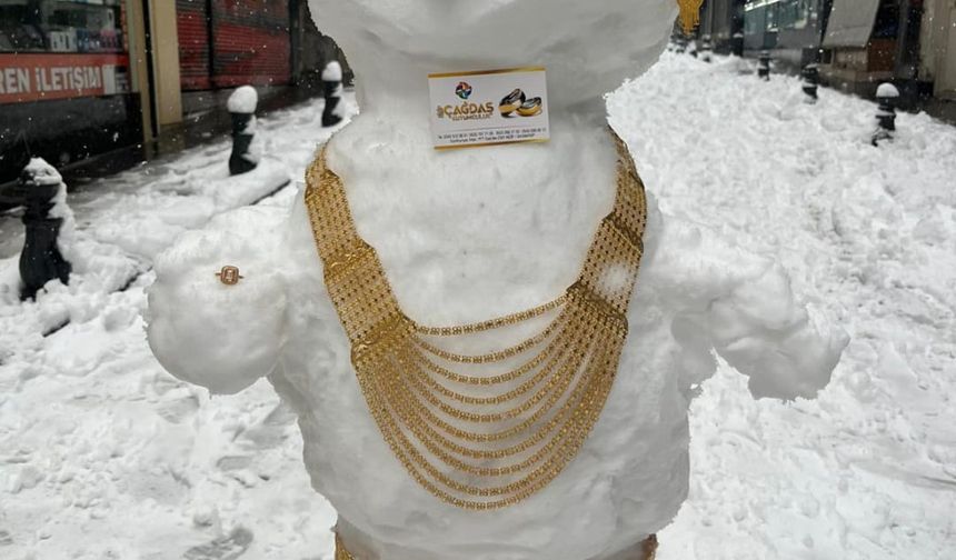 En 'değerli' kardan gelin