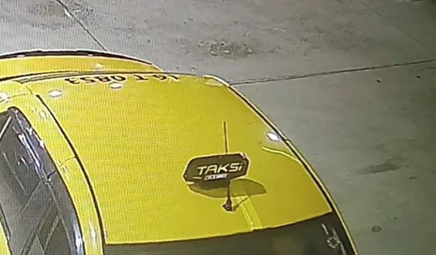 Gasbedilen taksinin yeni görüntüleri ortaya çıktı