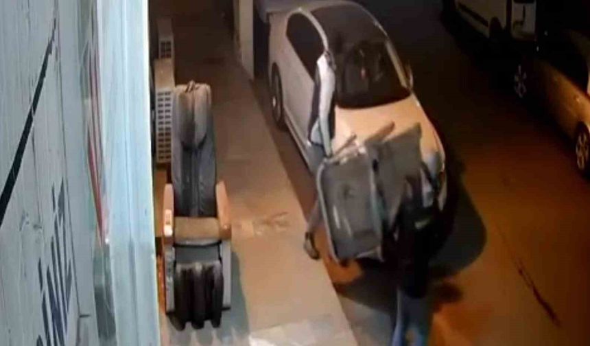 İşyeri önündeki koşu bandı çalındı