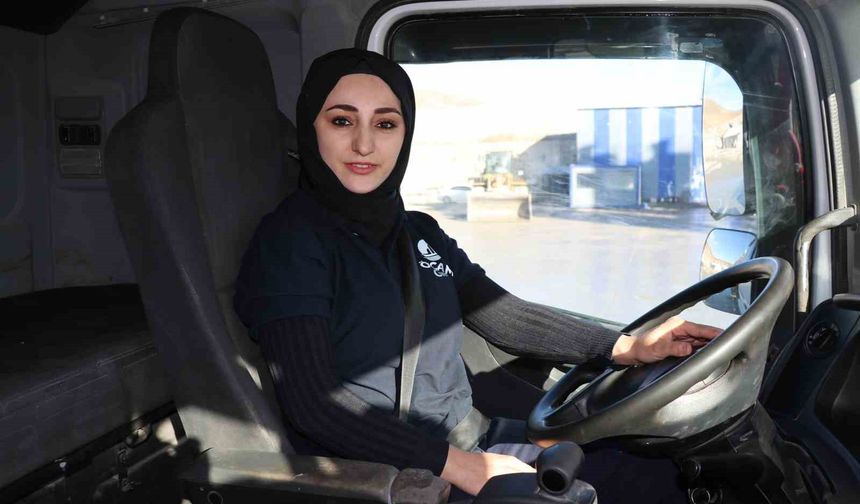'Kadınsın yapamazsın' dediler, şimdi tır şoförlüğü yapıyor