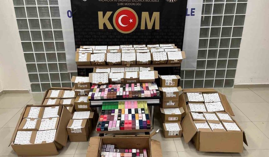 Kasım ayında binlerce kaçak ürün ele geçirildi