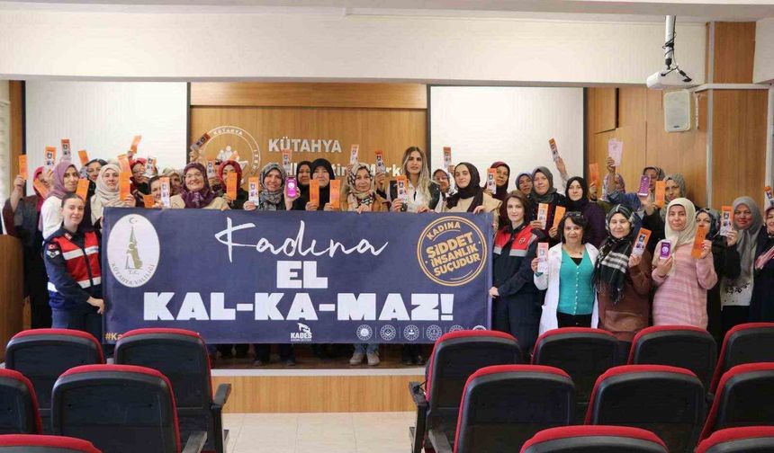 Kadınlara KADES eğitimi