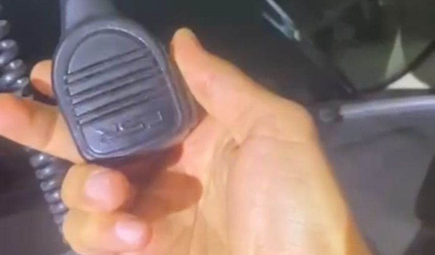 Çakarlı araç 30 gün trafikten men edildi