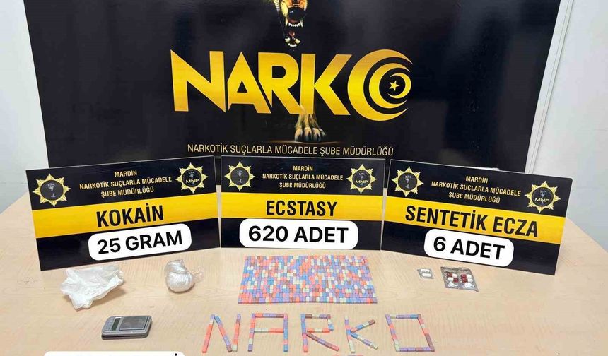 620 adet uyuştu*rucu hap ele geçirildi