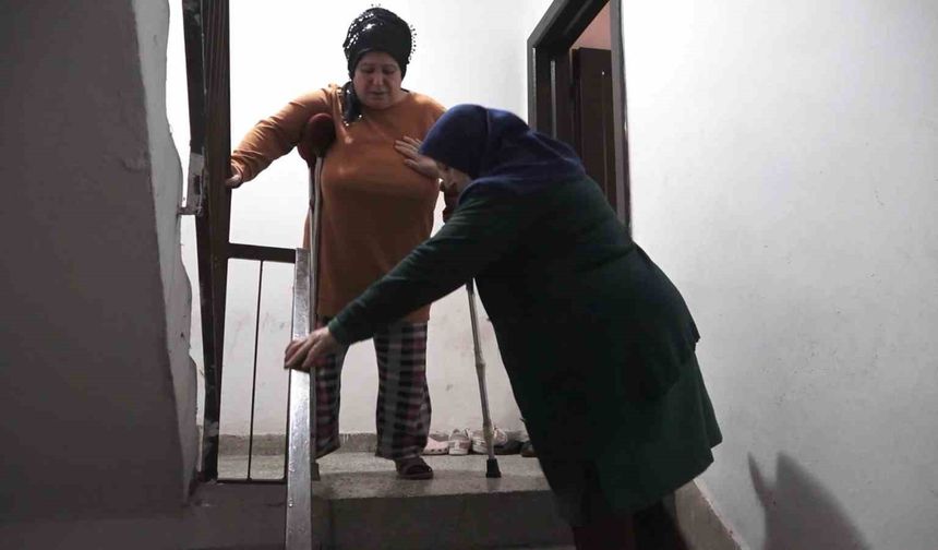 Engelli kadının zorluklarla imtihanı