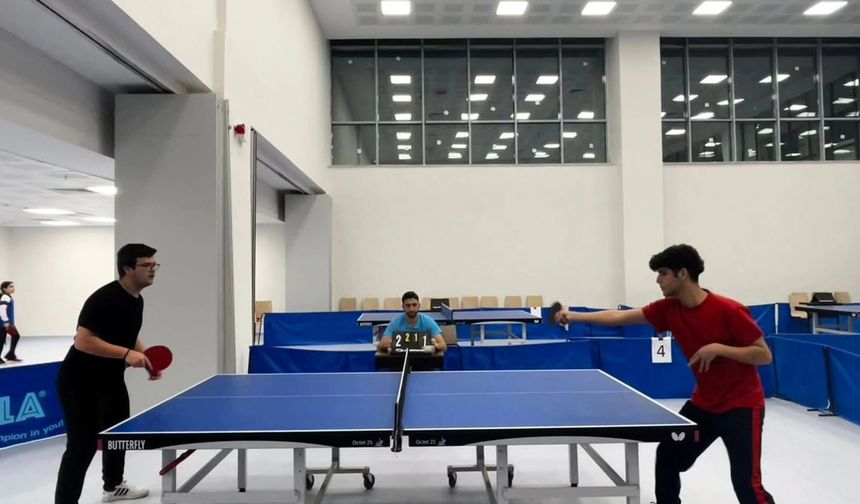 Niğde’de Yurtlig yurtlararası masa tenisi turnuvası tamamlandı