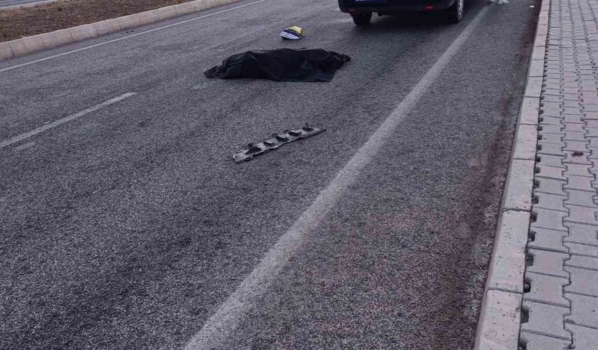 Otomobilin çarptığı yaya, hayatını kaybetti