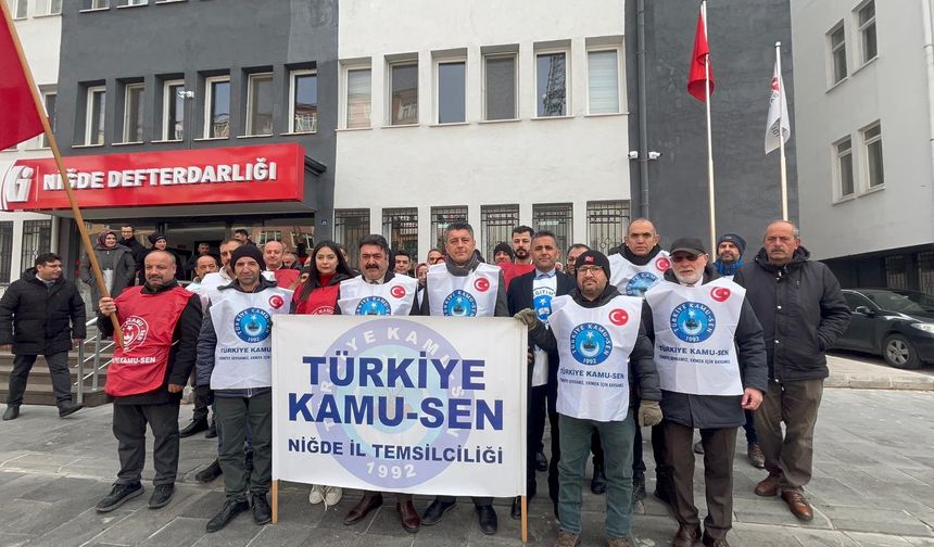 Türkiye Kamu-Sen’den Niğde’de “Ücrette Hakkaniyet” çağrısı