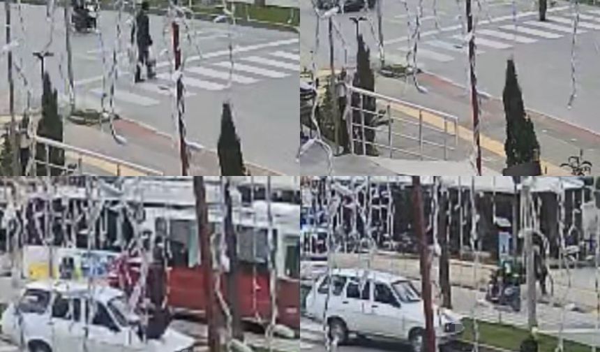 Yaya geçidinden geçerken otomobil çarptı