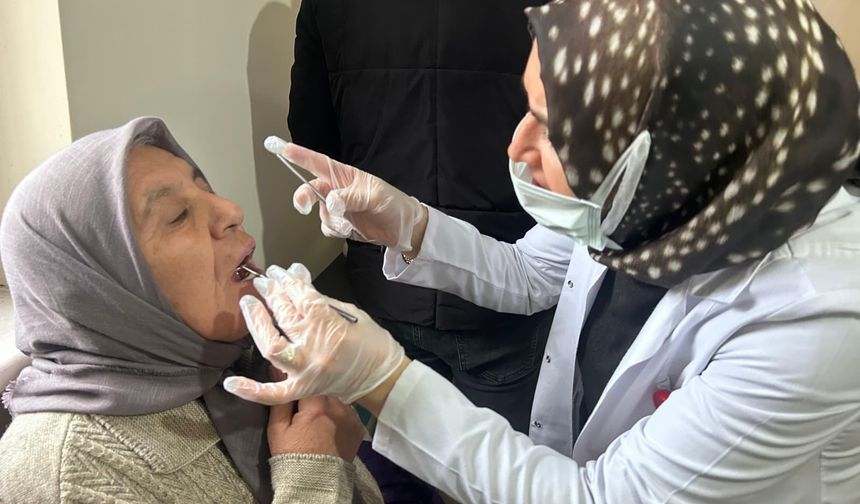 Niğde’de mobil sağlık hizmetleri Bademdere köyüne ulaştı