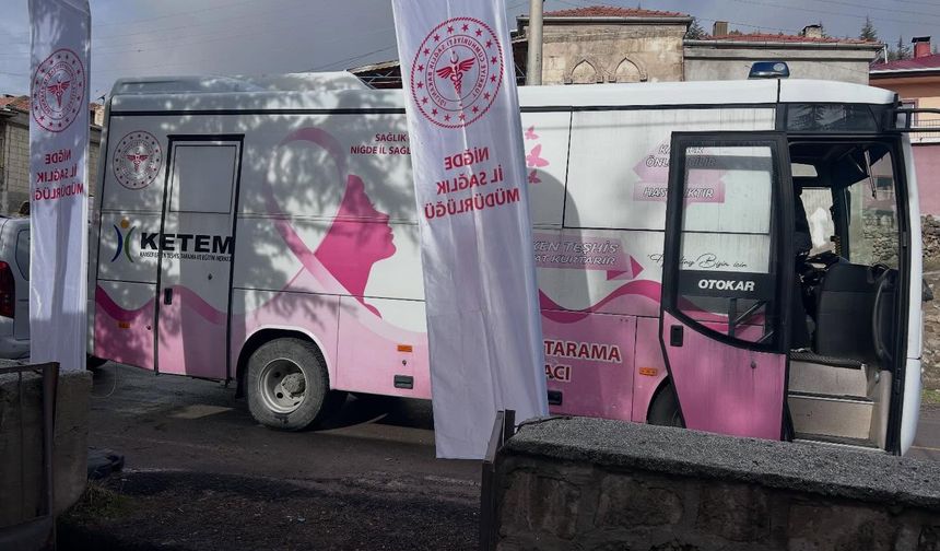 Mobil Sağlıklı Hayat Ekibi Çamardı Bademdere’de hizmet verecek