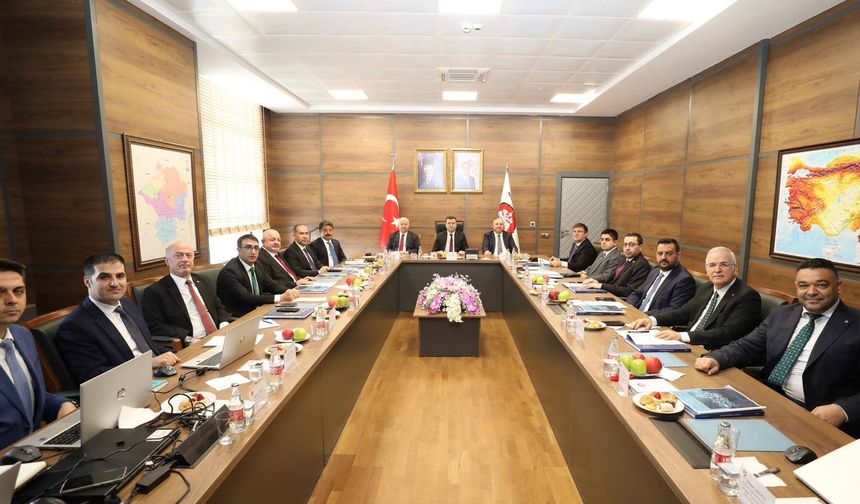 Ahiler Kalkınma Ajansı Yönetim Kurulu toplandı