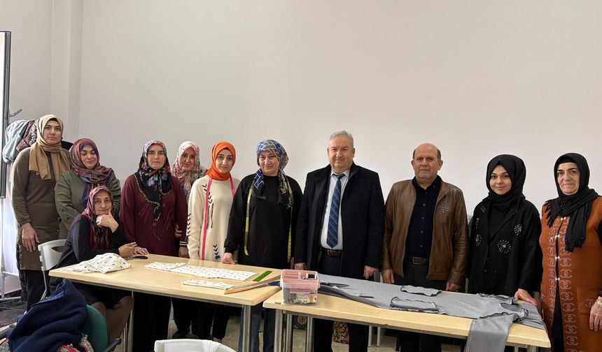 Müdür Çetin: “Üretimle kalkınmaya devam ediyoruz”